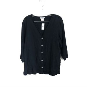NWT Hot Cotton Linen Blouse